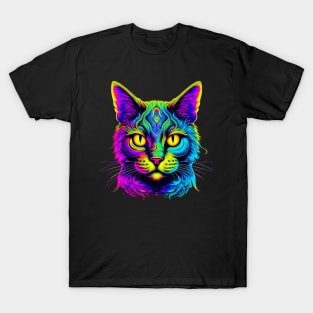 Psychedelic Space Cat T-Shirt